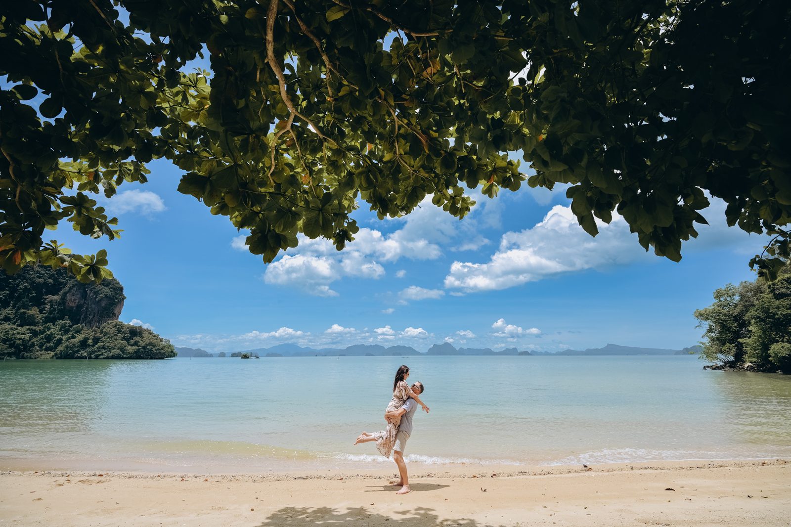 Photoshoot on Khao Lak Beach, Phang Nga Province, Thailand